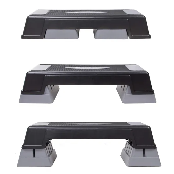 Aerobic step platform Springos FA0105, black-grey