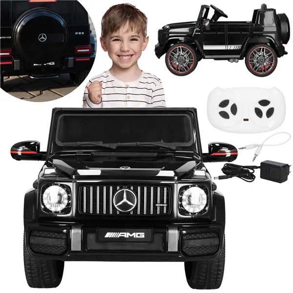 Auto akkukäyttöinen Mercedes sähköinen lasten autolelu kaukosäätimellä Springos KC0011