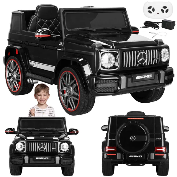 Auto akkukäyttöinen Mercedes sähköinen lasten autolelu kaukosäätimellä Springos KC0011