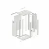 Настенный стеллаж Lanberg WF01-6418-10S