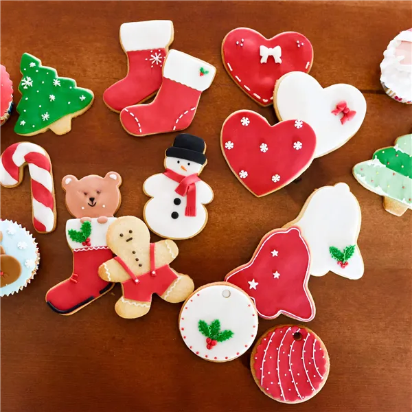 Metal Christmas Cookie Cutters Springos KI0121 10 pcs.