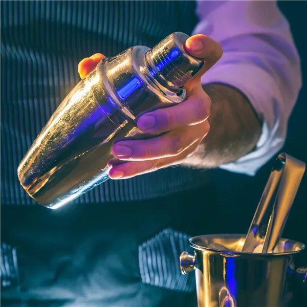 Bartender Set Shaker Stand Springos KI0010 11 pcs. Silver