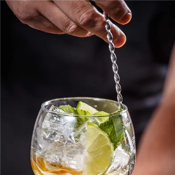 Bartender Set Shaker Stand Springos KI0010 11 pcs. Silver