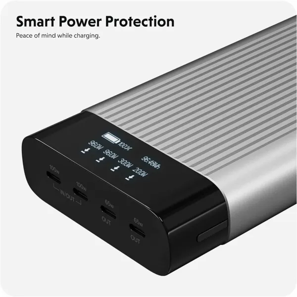 Kannettavan tietokoneen akku Hyper HJ245B Hopeinen