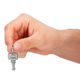 Kassalaatikko, metallinen kassakaappi Springos HA5042, 30x24x9 cm, säilytyslaatikko, musta