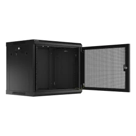 Sliding door system Springos HA5002, 183 cm, rail up to 100 kg, barn door, steel, black