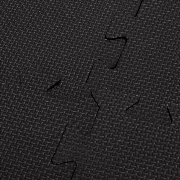Exercise Mat Puzzle Springos FM0001 60x60 cm Black 4 pcs