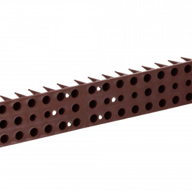 Lintujenpiikit Springos GA0018, muovinen kyyhkyskarkotinliuska, 12 kpl, ruskea