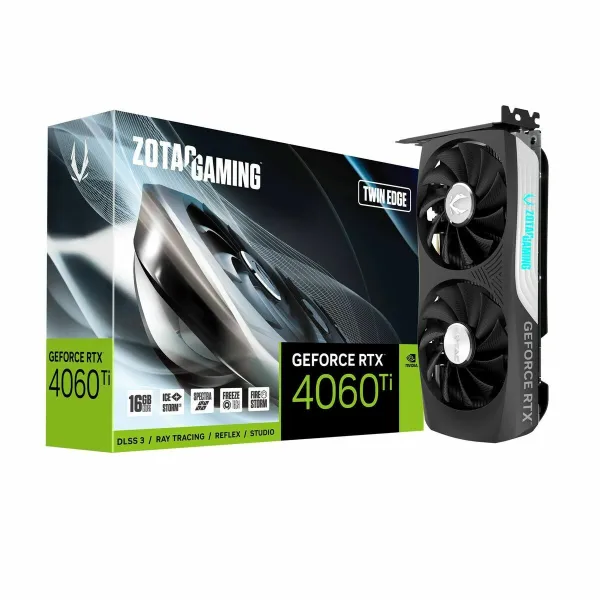 Графическая карта Zotac ZT-D40620E-10M Geforce RTX 4060 Ti 16 GB GDDR6