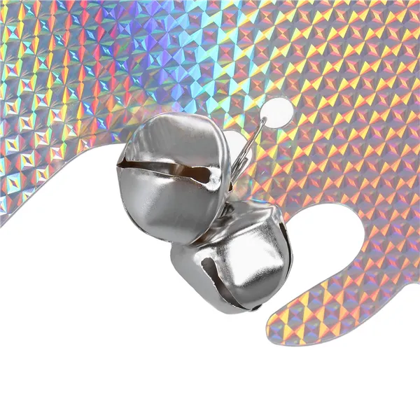 Lintukarkotin Springos GA0070, heijastava holografinen pöllö kelloilla, suoja kottaraisia ja varpusia vastaan