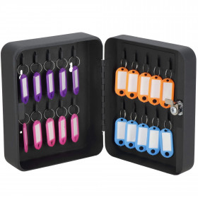 Key storage box Springos HA5029 metal safe, black