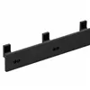 Wall-mounted bathroom hook rack Springos HA5179 5 hooks, black aluminum