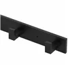 Wall-mounted bathroom hook rack Springos HA5179 5 hooks, black aluminum