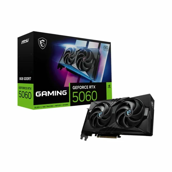 Grafikas Karte MSI 912-V537-005 GEFORCE RTX 5060 8 GB GDDR6X GDDR7