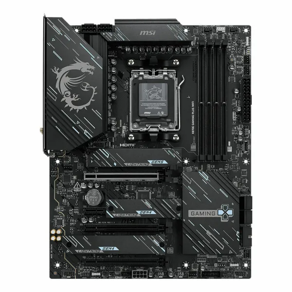 Pagrindinė plokštė MSI X870E GAMING PLUS WIFI AMD AM5