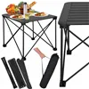 Foldable camping table Springos CS0113, 52.5x52.5x46 cm, black