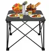 Foldable camping table Springos CS0113, 52.5x52.5x46 cm, black