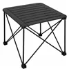 Foldable camping table Springos CS0113, 52.5x52.5x46 cm, black