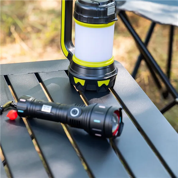 Foldable camping table Springos CS0113, 52.5x52.5x46 cm, black