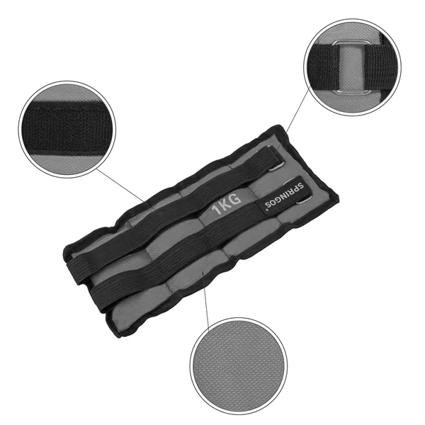 Wrist and ankle weights Springos FA0006, 2x 2kg