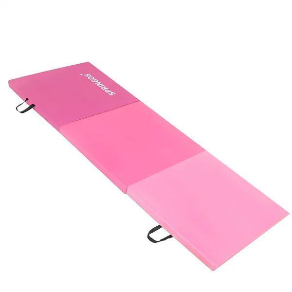 Gym mat Springos FA0140, 180 cm, pink