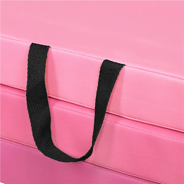 Gym mat Springos FA0140, 180 cm, pink