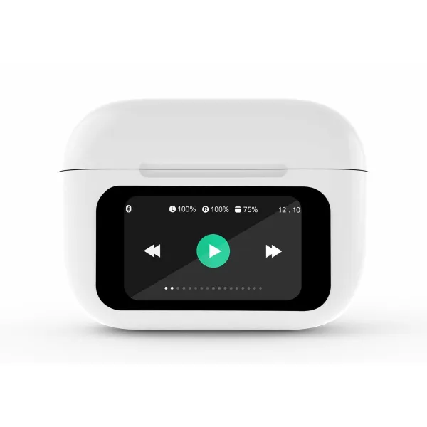 Наушники GEMBIRD TWS-LCD-ANC-01-W Белый
