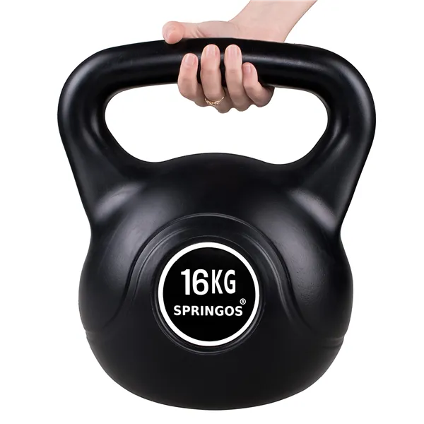 Kettlebell Springos FA1007, 16kg, ABS