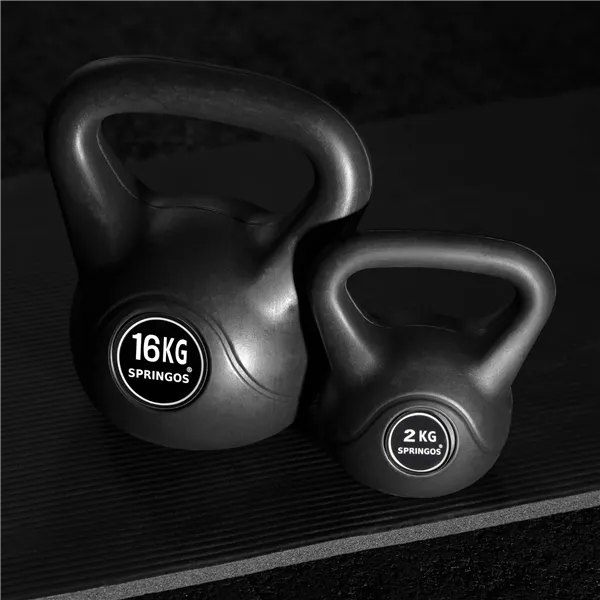 Kettlebell Springos FA1007, 16kg, ABS