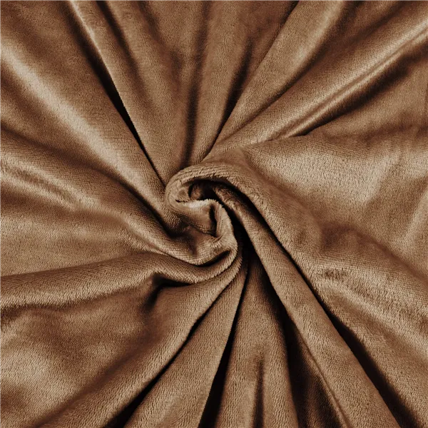 Lova užtiesalas Springos HA7070, dvipusė antklodė 220x240 cm, sofa užklotas, ruda