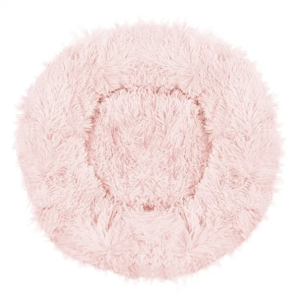 Dog and cat bed Springos PA0101, 60 cm, plush, dusty pink