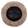 Dog and cat bed Springos PA0170, 40 cm, plush, light brown