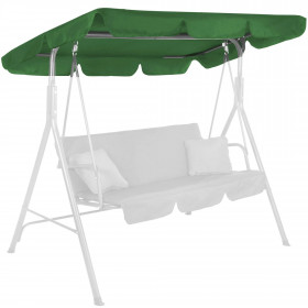 Garden swing canopy Springos GS1005 165x110 cm, dark green