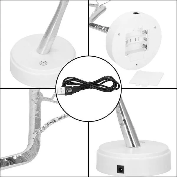 LED decorative tree Springos CL0861, 45 cm, 90 LEDs, cold white light