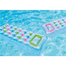 Air mattress Intex 18 Glasses Transparent 188 x 17 x 71 cm