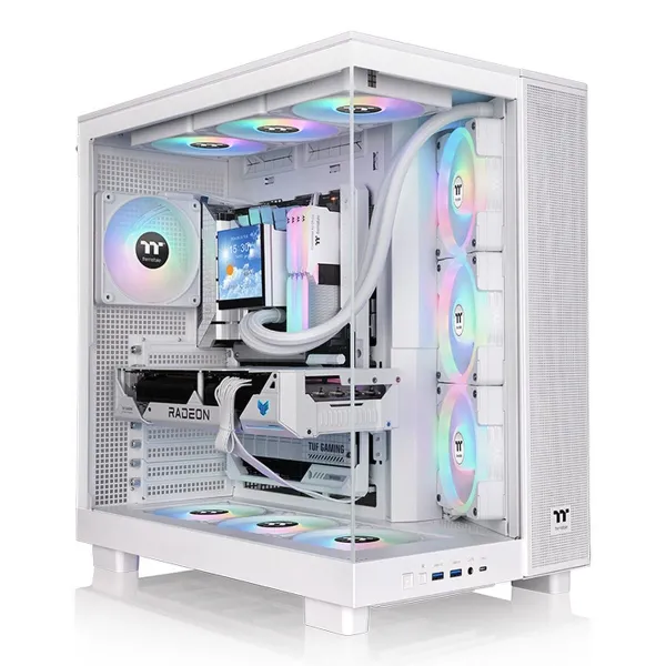 ATX semi-tornikotelo THERMALTAKE View 380 XL TG ARGB Valkoinen