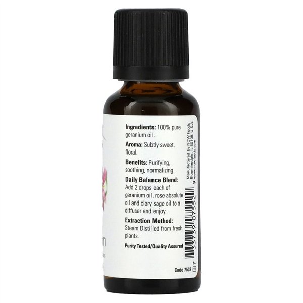 Essential Oil, Geranium Oil - 30 ml.