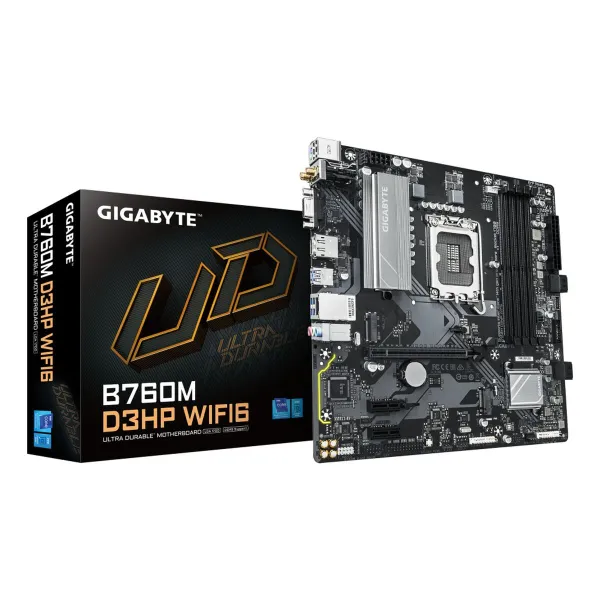 Pagrindinė plokštė Gigabyte B760M D3HP WIFI6 INTEL B760 EXPRESS LGA 1700