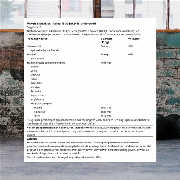 Animal Nitro - 44 pakeliai