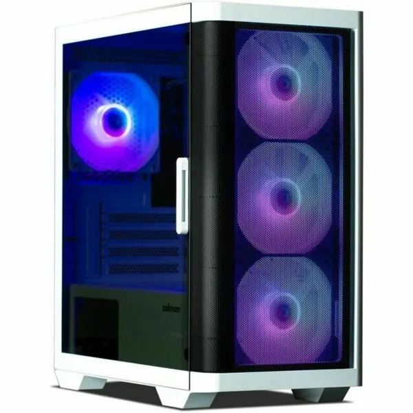 ATX Semi-tower Korpus Zalman M4 Valge Must