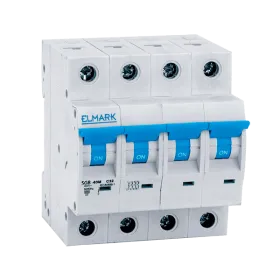 NEW MCB C64N 16A 4P 6kA CURVE B