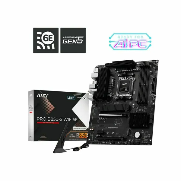 Pagrindinė plokštė MSI PRO B850-S WIFI6E AMD AM5