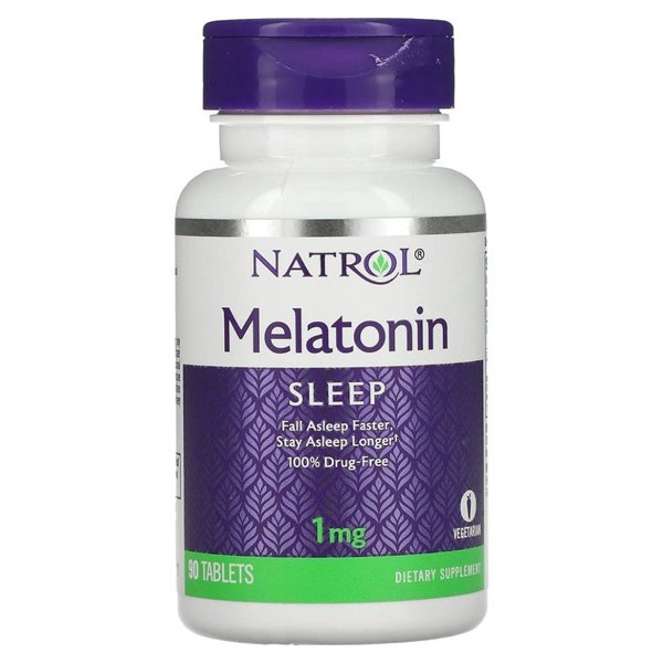 Melatonīns, 1 mg - 90 tabletes