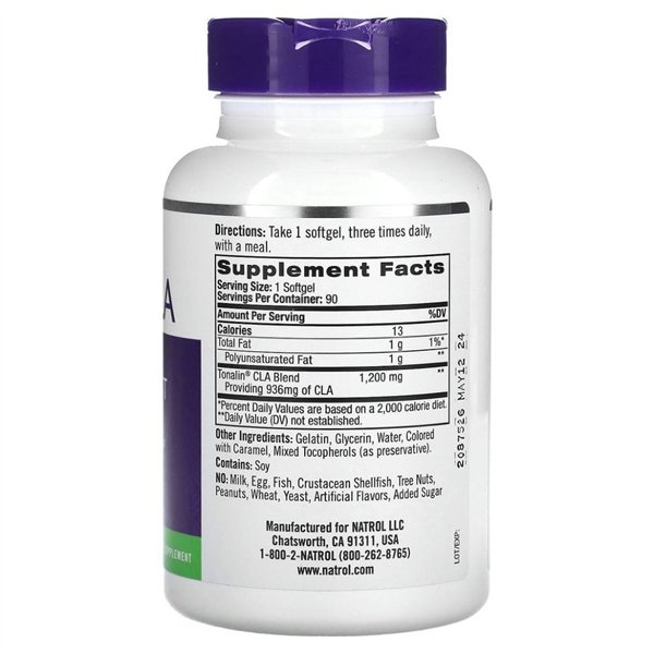 Tonalin CLA, 1200mg - 90 softgels