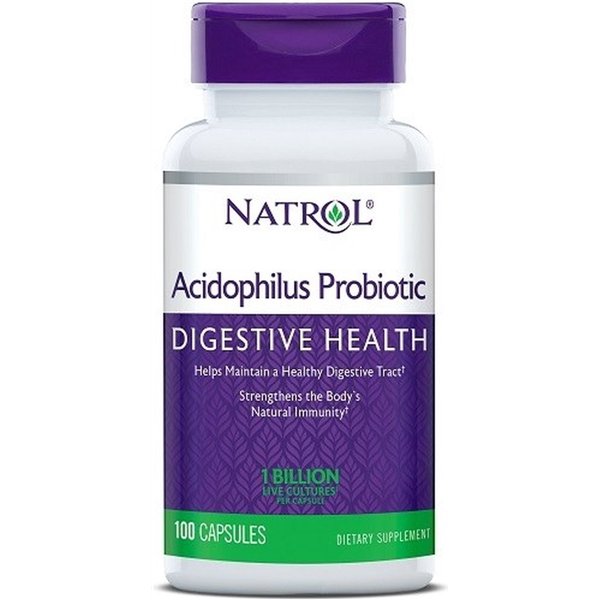 Acidophilus probiotikas - 100 kapsulių
