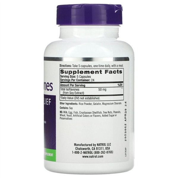 Soijaisoflavonit, 50 mg - 120 kaps.