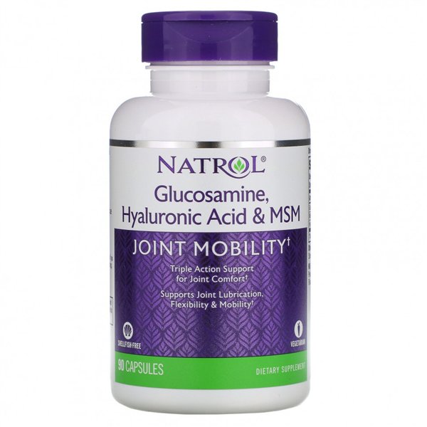 Glucosamine, Hyaluronic Acid & MSM - 90 caps