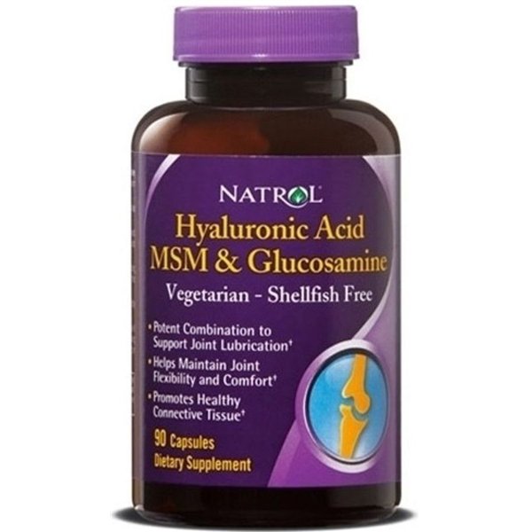 Glucosamine, Hyaluronic Acid & MSM - 90 caps