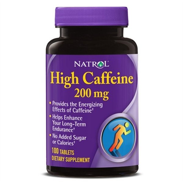 Korkea kofeiinipitoisuus, 200 mg - 100 tablettia