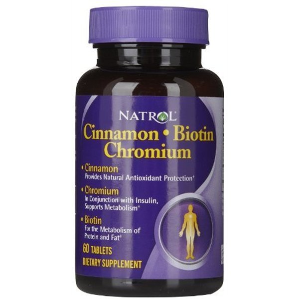 Cinnamon, Chromium & Biotin - 60 tabs